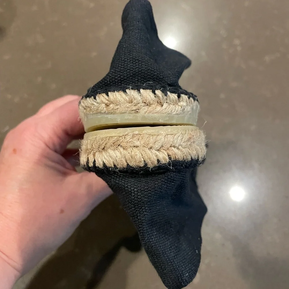 Black Espadrilles shoes
